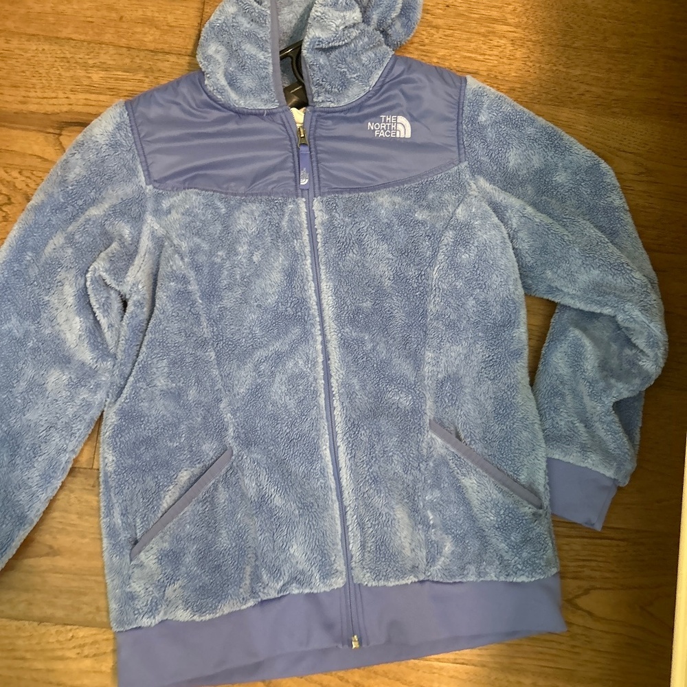 Blue north face jacket for 18 yrs